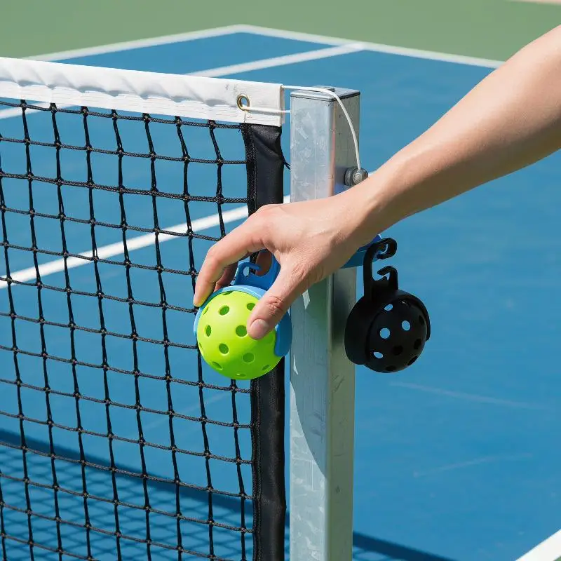 

Pickleball Tennis Net Clamp Plastic Bracket for Quick Mounting Outdoors