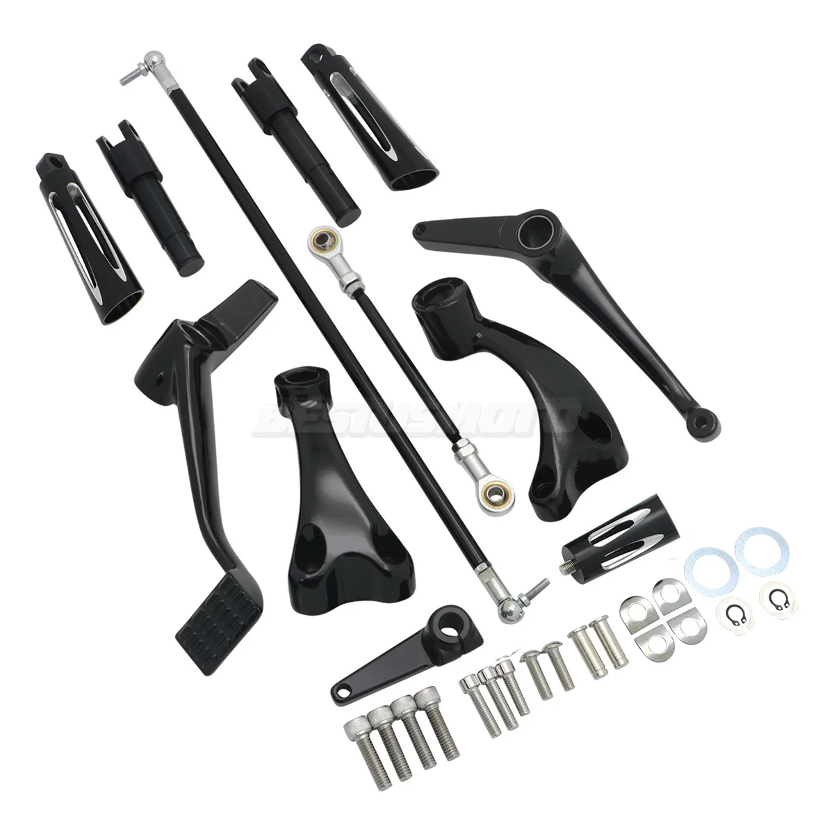 For Harley Sportster XL 48 883 1200 SuperLow 2004-2013 Motorcycle Forward Controls Complete Kit Foot Pegs Levers Linkages