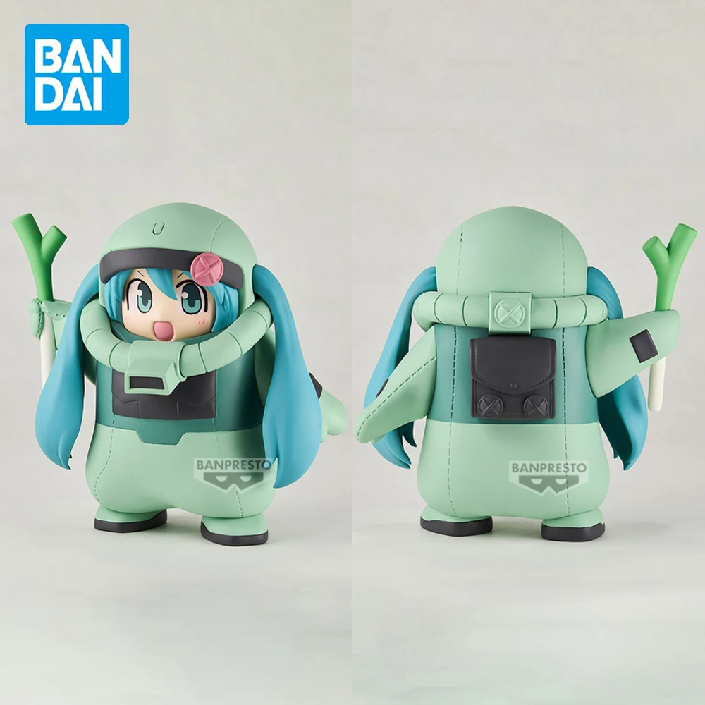 

Original Banpresto Gundam X Miku Anniversary Special Project Zakugurumi Hatsune Miku Mobile Suit Gundam Action Figure Anime Gift