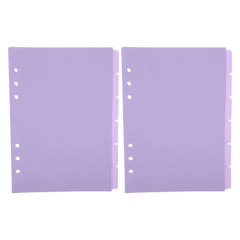 

12pcs Notebook Index Dividers Page Tabs Binder Separators Pagination Management Tool for Daily Use with PP Material