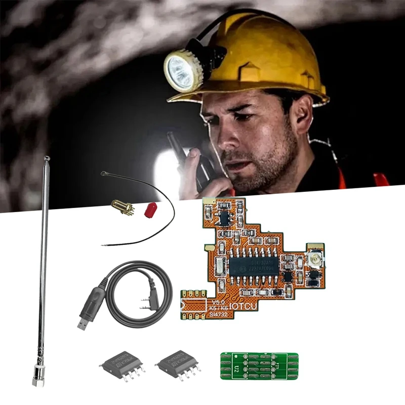 SI4732 V5.0 FPC Module+2X2M Chip+Antenna Full Kit Multi System For Quansheng UVK5 UVK6 HF Shortwave Full Band Reception