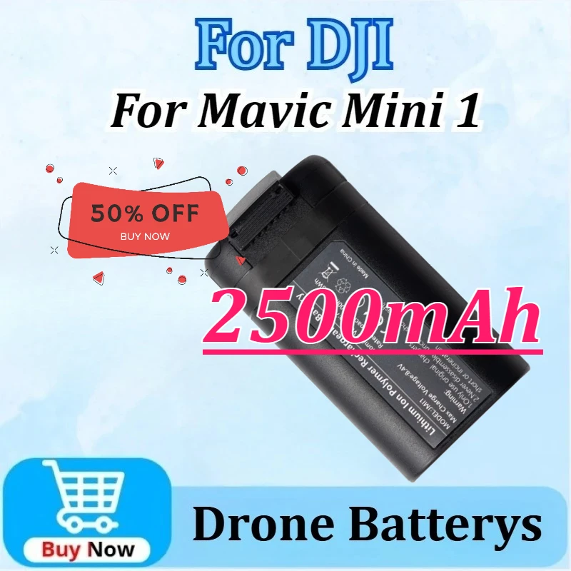 

7.2V 2500mAh 18Wh High Quality Drone Battery for DJI Mavic Mini 1 Drone Smart Flight Battery Accessories Rechargeable Battery