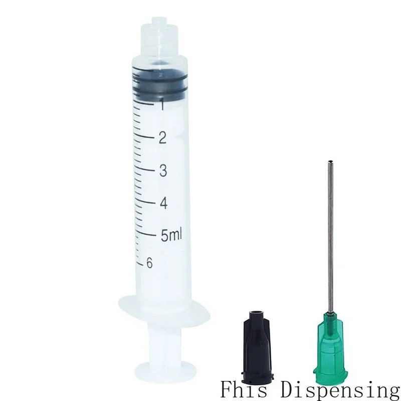 5cc/5ml Syringe 18G Blue Blunt Dispensing Needle Glue Adhesive Henna Liquids 1.5 Inch Blunt Tip Dispensing Needle Pack of 5