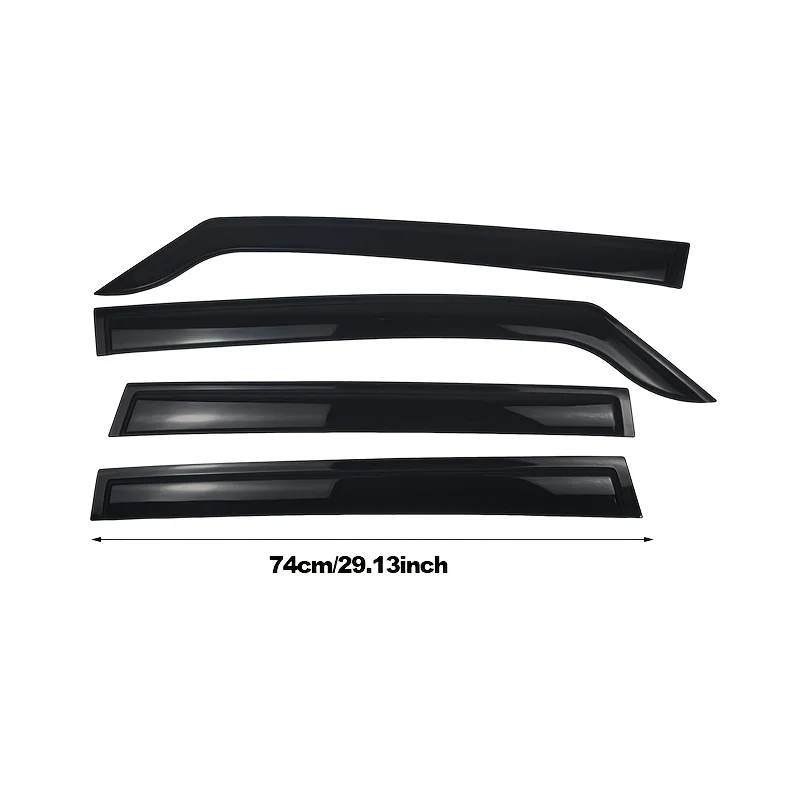 Window Vent Visor Car Window Rain Guards Rainproof Strips for Jeep Renegade 2016-2025 Car Sun Visor Sunshade Rain Guards