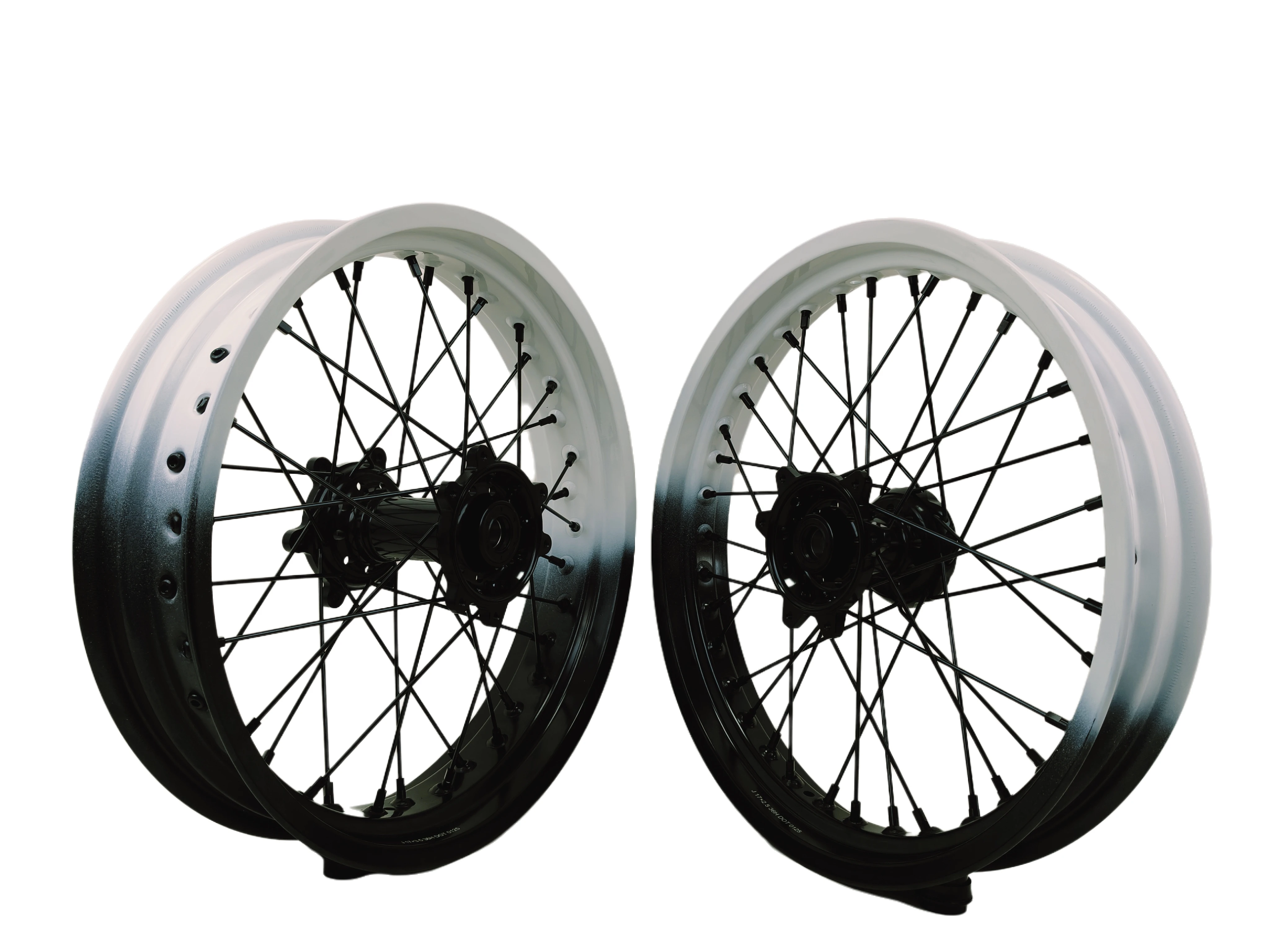 Bicolor Fit Ultra Bee 17*2.5 & 17*3.0 Wheel Set Costom Color Electric Dirt Bike Supermotard Front Rear Wheels