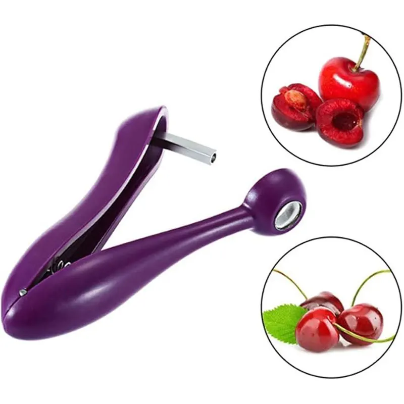 Herramienta para quitar huesos de cereza, herramienta para semillas, herramienta para frutas y verduras, removedor de huesos de cereza