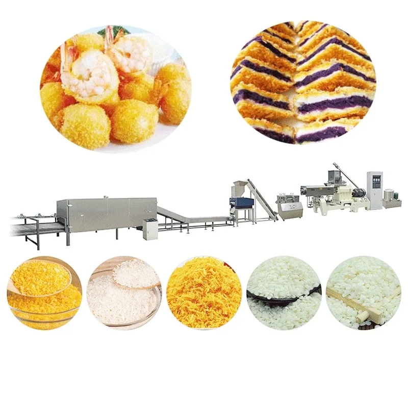 Fried Bread Crumb Snowflake Cereal Puffing Machine for Makingproduct Line