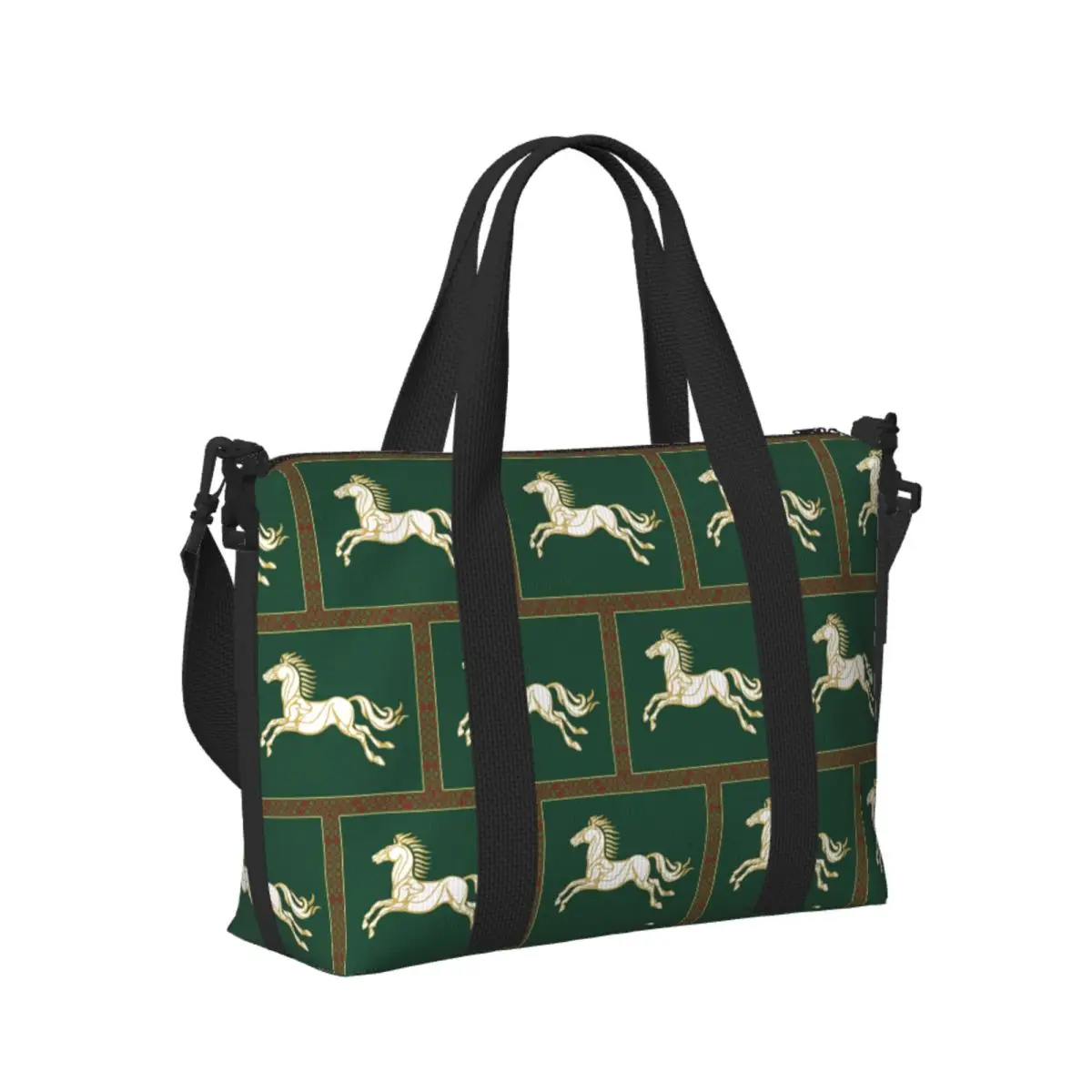 

Custom Banner Of Rohan Beach Travel Bag Large Capacity Tote Bags for Gym Sport Women Shopping Duffle Shoulder Bag