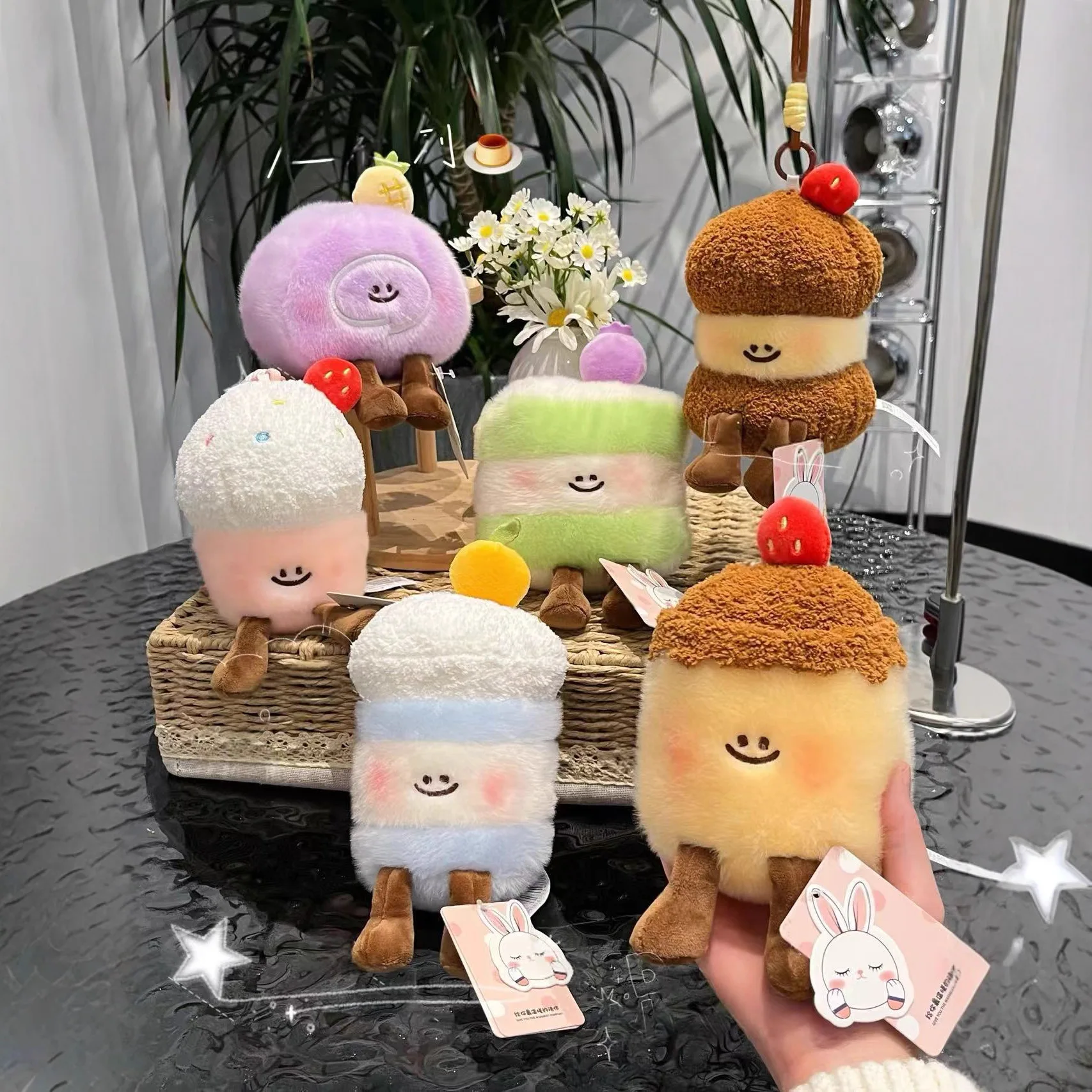 

New model Kawaii Food Plush Toy Cake Cookie Palmier Lovely Stuffed Dessert Doll Cartoon Home Party Decor Birthday Gifts Girl