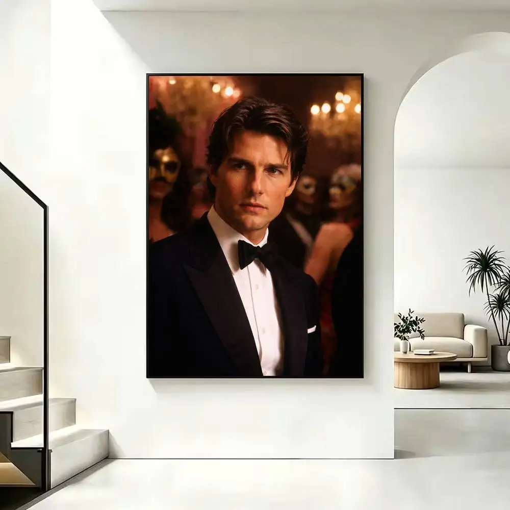 Tom Cruise Poster Waterproof Wall Art Sticker For Bar Living Room Vintage Decor High Quality Print Gift