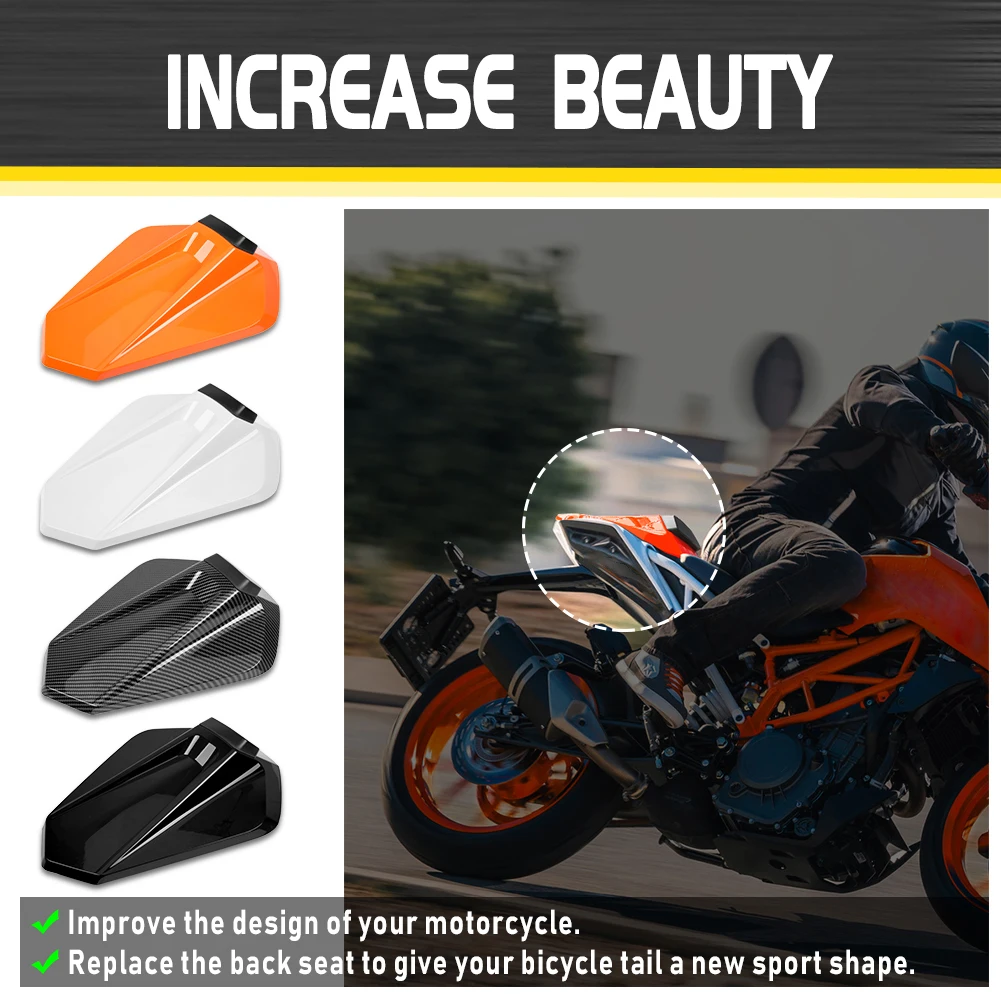 Solo boncengan kursi penumpang belakang, Set Fairing penutup kursi plastik KTM Duke 790 2017-2023 ABS, aksesori sepeda motor