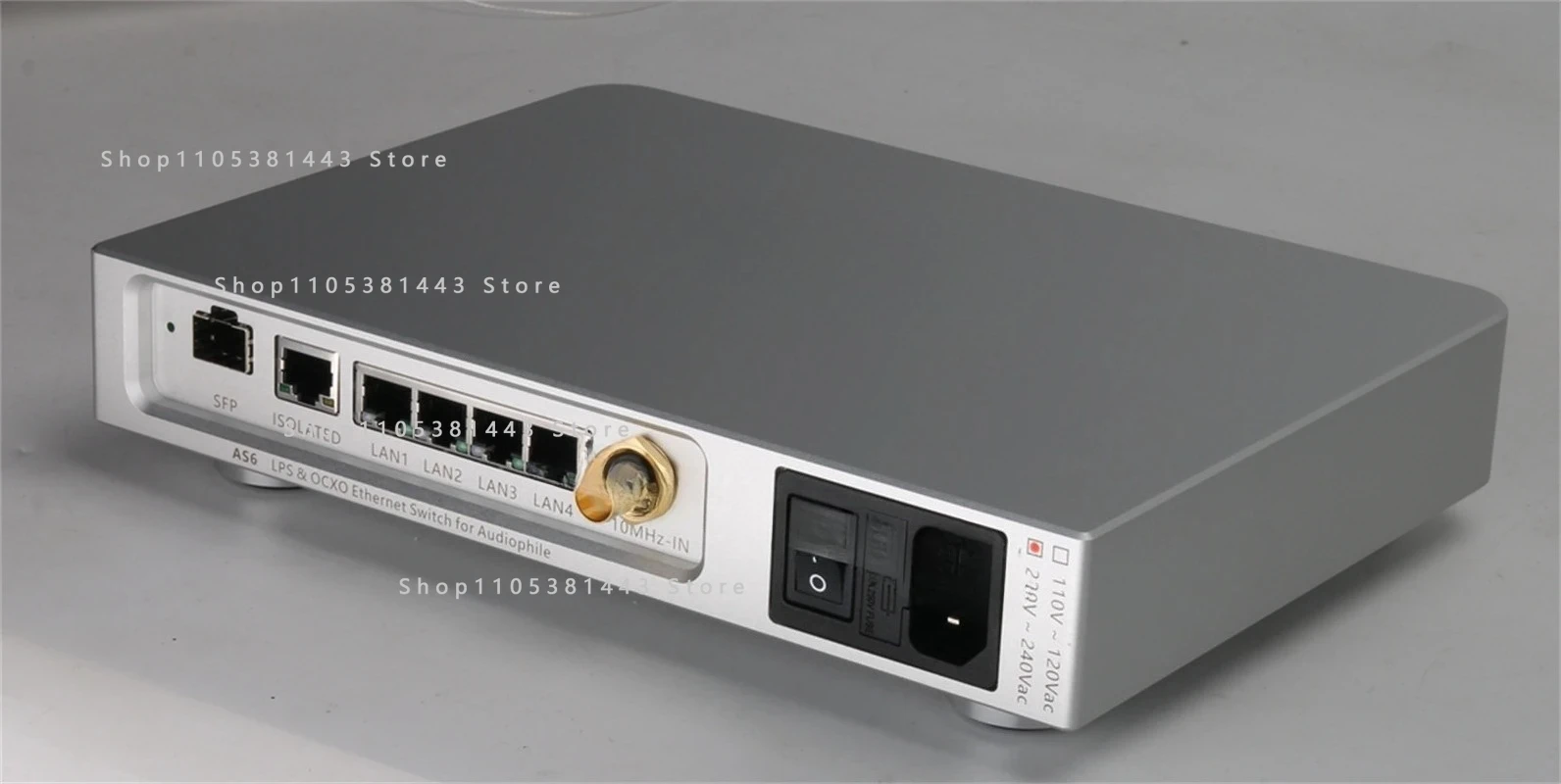 LT3042+PNP+10/100/1000M AS6 Audio HIFI Ethernet Switch LPS linear Power Supply OCXO Constant Temperature Crystal Oscillator