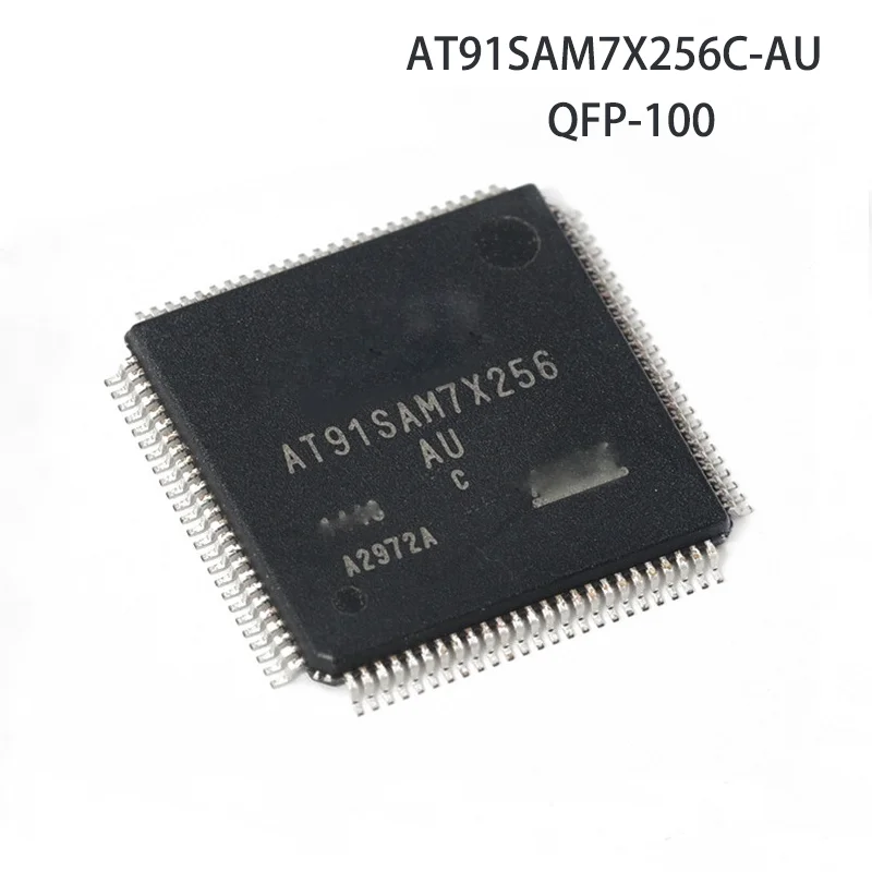 1-10pcs 100% New and Original For AT91SAM7X256C-AU Package QFP100 MCU 32-bit Microcontroller chip IC integrated circuit