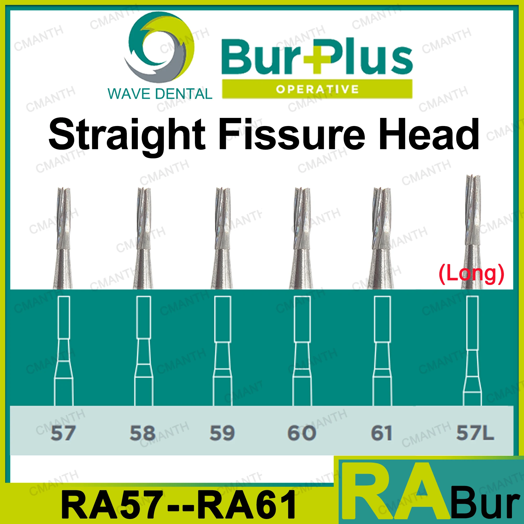 

WAVE стоматологические боры из карбида вольфрама, бор для клубники, прямая головка для ткани 2,35 мм для низкоскоростного углового наконечника, инструмент для стоматолога