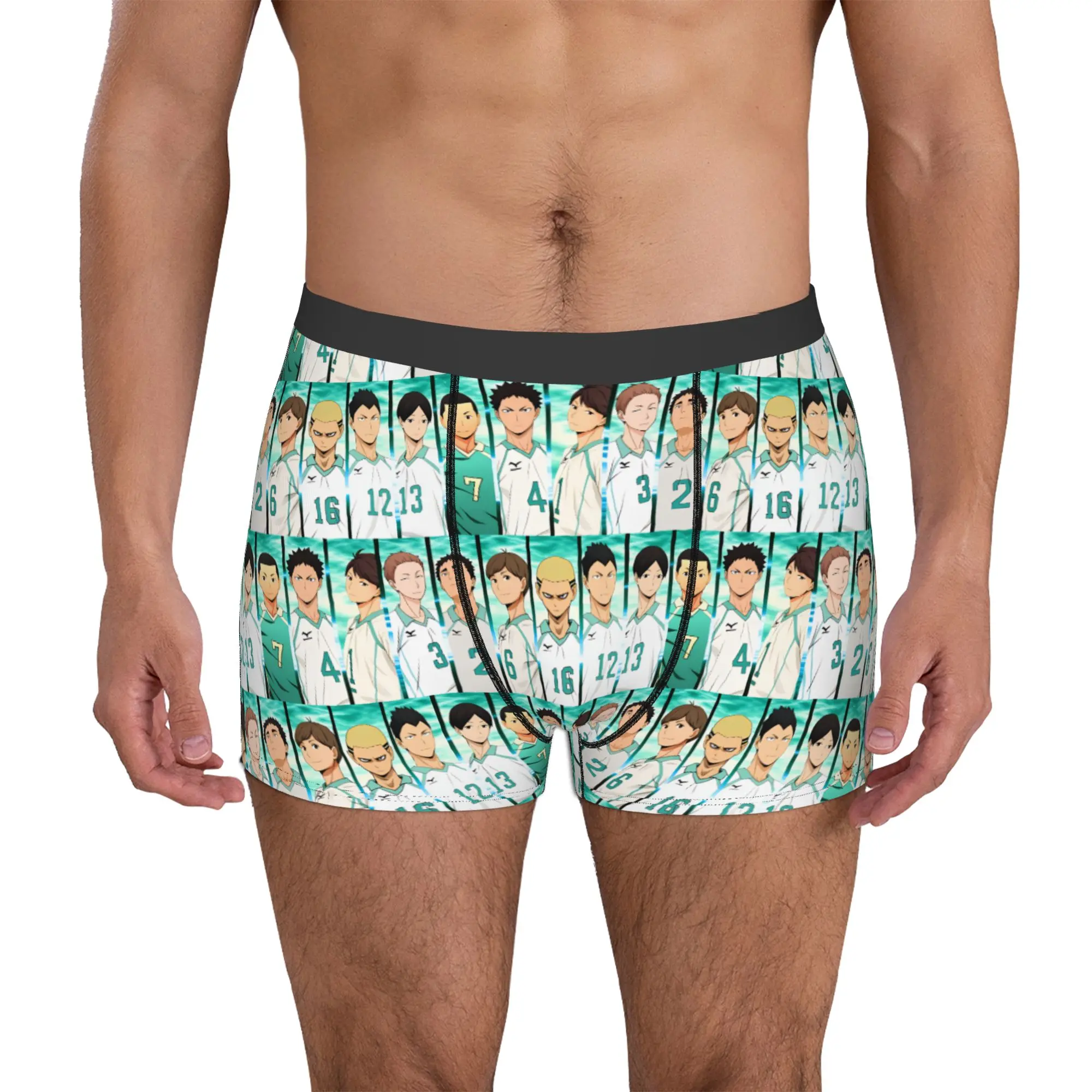 Issei MatsukawHaikyuu Toru Oikawa Boxers Shorts para hombre Hajime Iwaizumi Calzoncillos Ropa interior Novedad