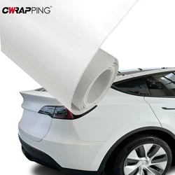 Car Sticker Matte White Vinyl Color Changing Universal Self-adhesive Waterproof Protective Film Auto and Motorcycle Accessories