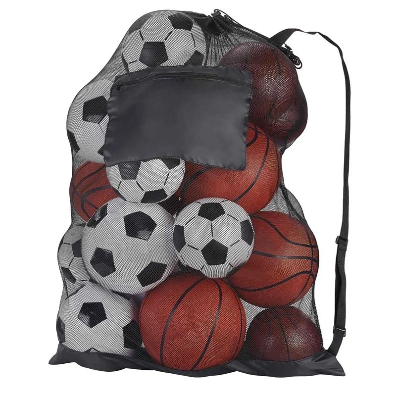 Outdoor Sports Bag Pool Storage Mesh Bags Football Basketball Net Floats Balls Organizer For Beach