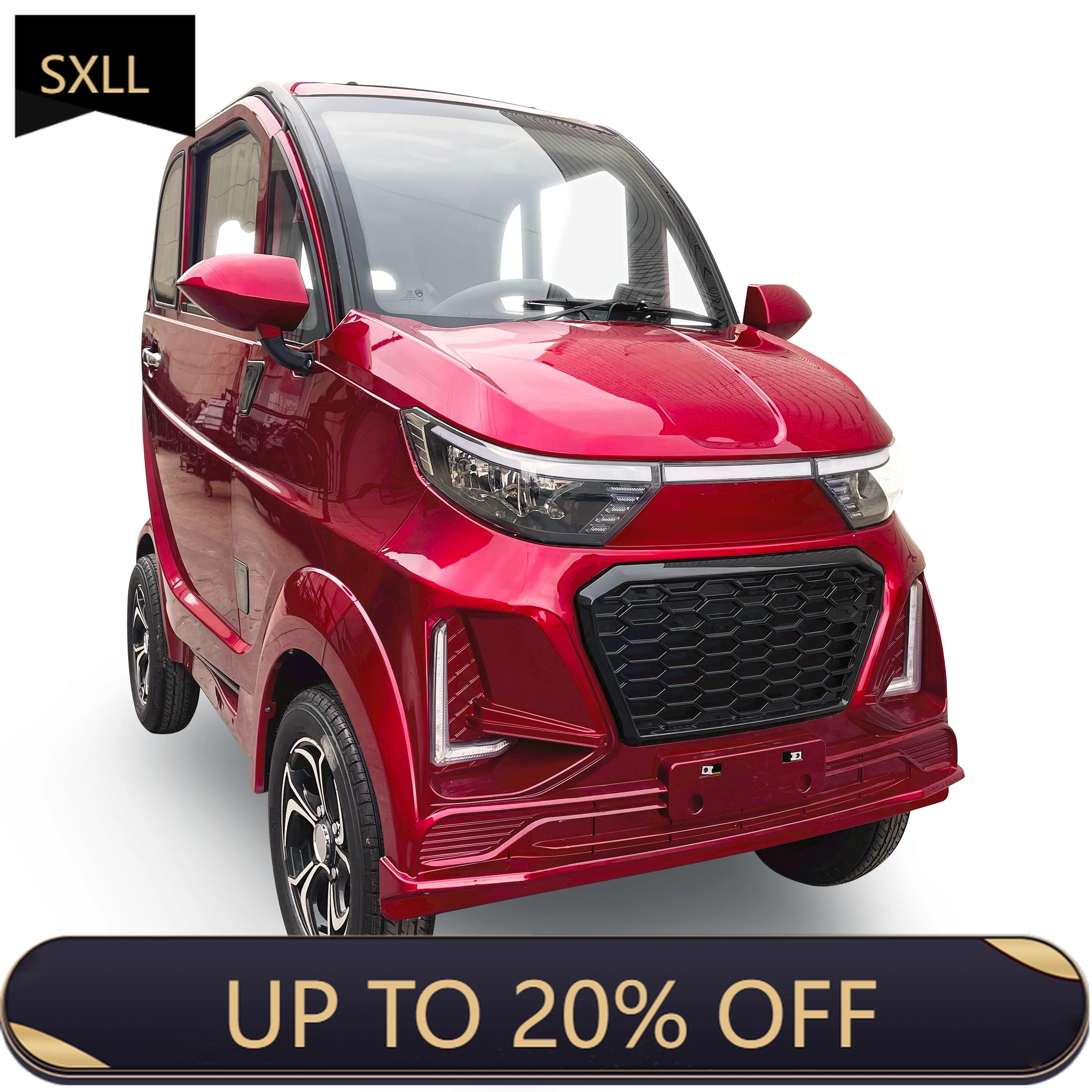 SXLL High Speed Chinese Cheap 3 Seater Mini Electric Car Small Electric Cars for Sale for Adults