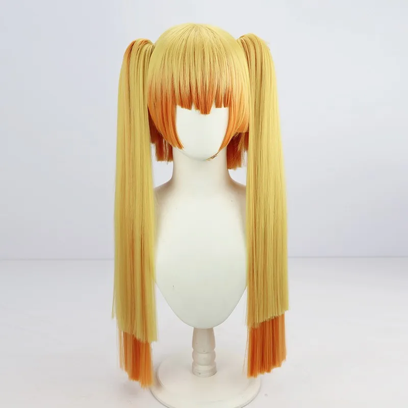 Dämonentöter: Dämonentöter: Kimetsu no Yaiba weibliche Version Azuma Zenitsu Kospay Ug Gender Swap Ong Yesr Twin Tails