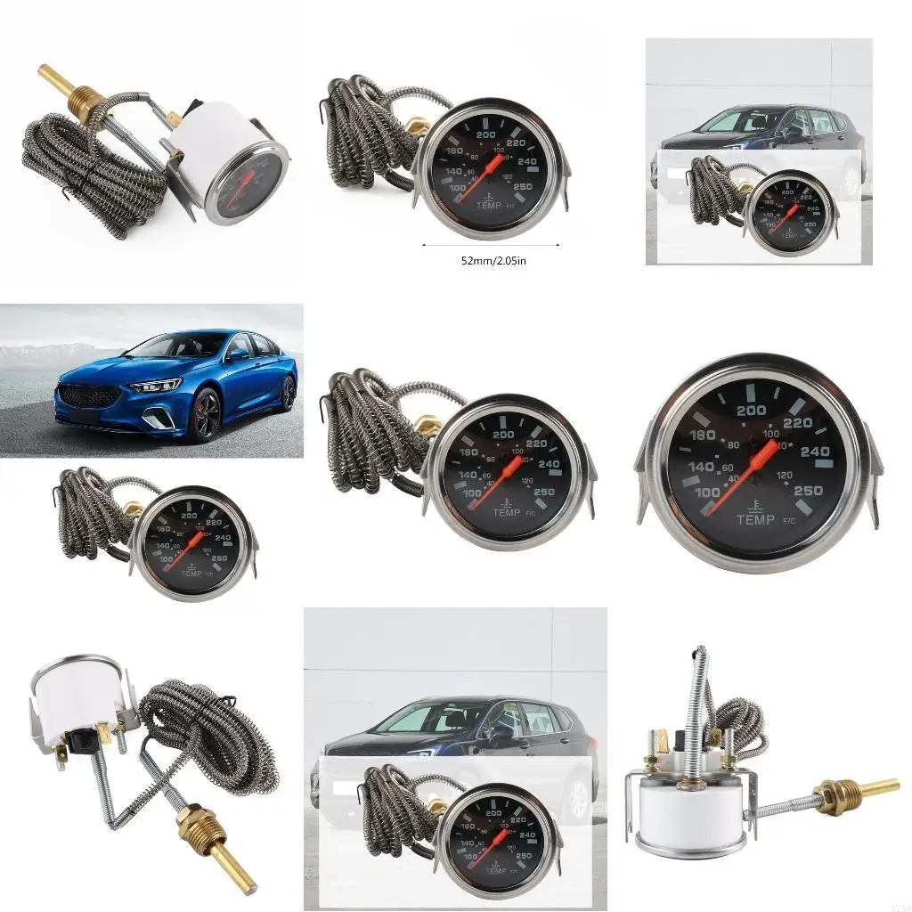 

52-миллиметровый датчик температуры воды с адаптером датчика трубы температуры для автомобиля 40-120 ℃ 72xb