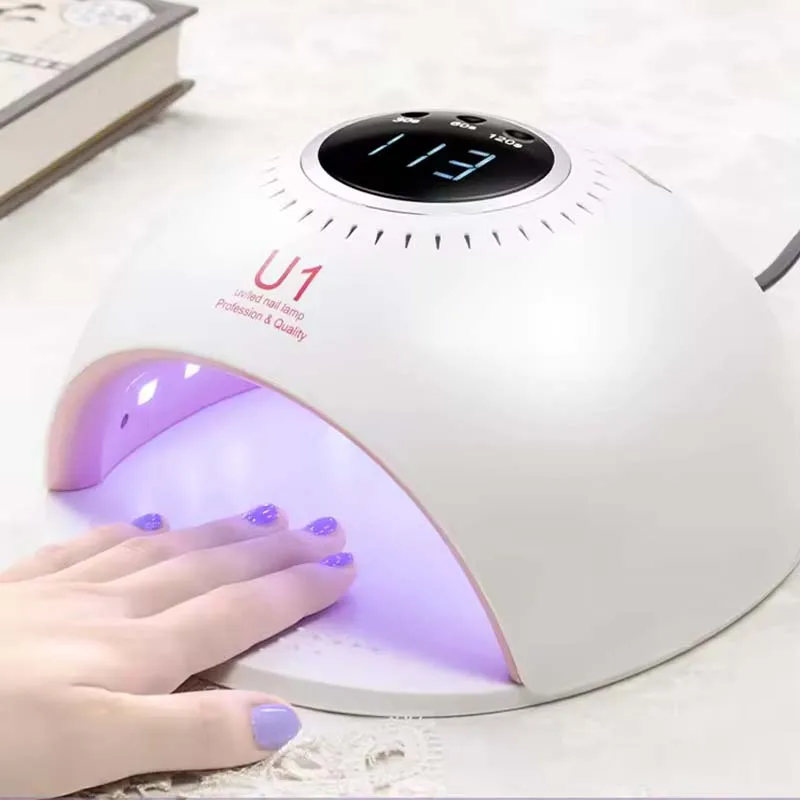 Lampada asciuga unghie Smart UV LED 5S Asciugatura rapida 42 LED Unghie Gel Polish Lampada polimerizzante Macchina per manicure
