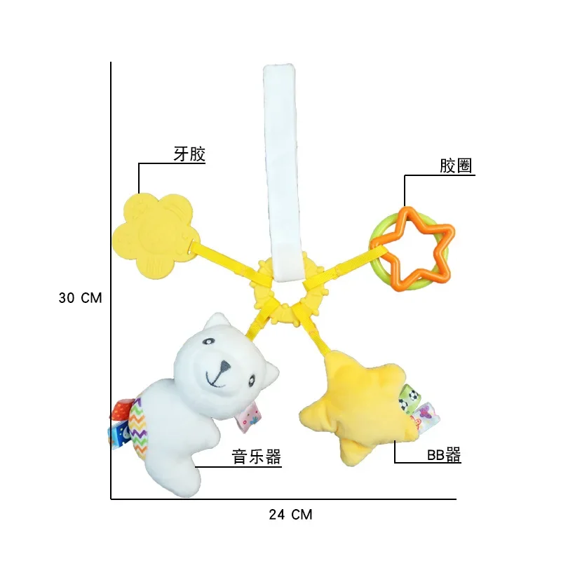 赤ちゃん用ハンギングカート,おもちゃ,ガラガラ,輪ゴム,音楽,小さなベッド