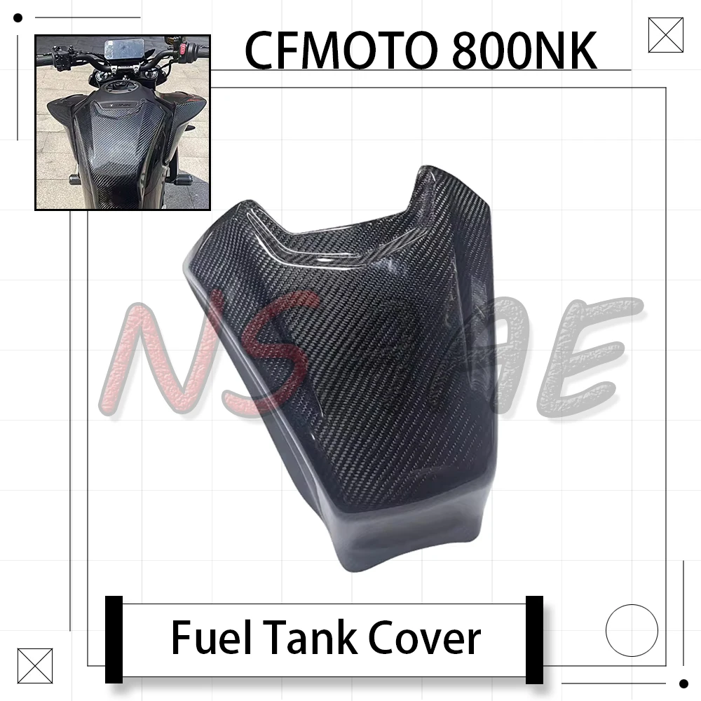 

For CFMOTO 800NK NK800 800 NK 2023-2025 Motorcycle Modification Carbon Fiber Raised Fuel Tank Cap Fuel Tank Cover