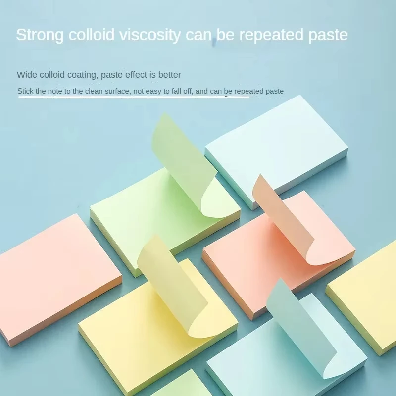 M&G 400 Sheets 4 Color Sticky Note Paper 76*51mm Notepad High Appearance Level n Times Self-adhesive Office Supplies