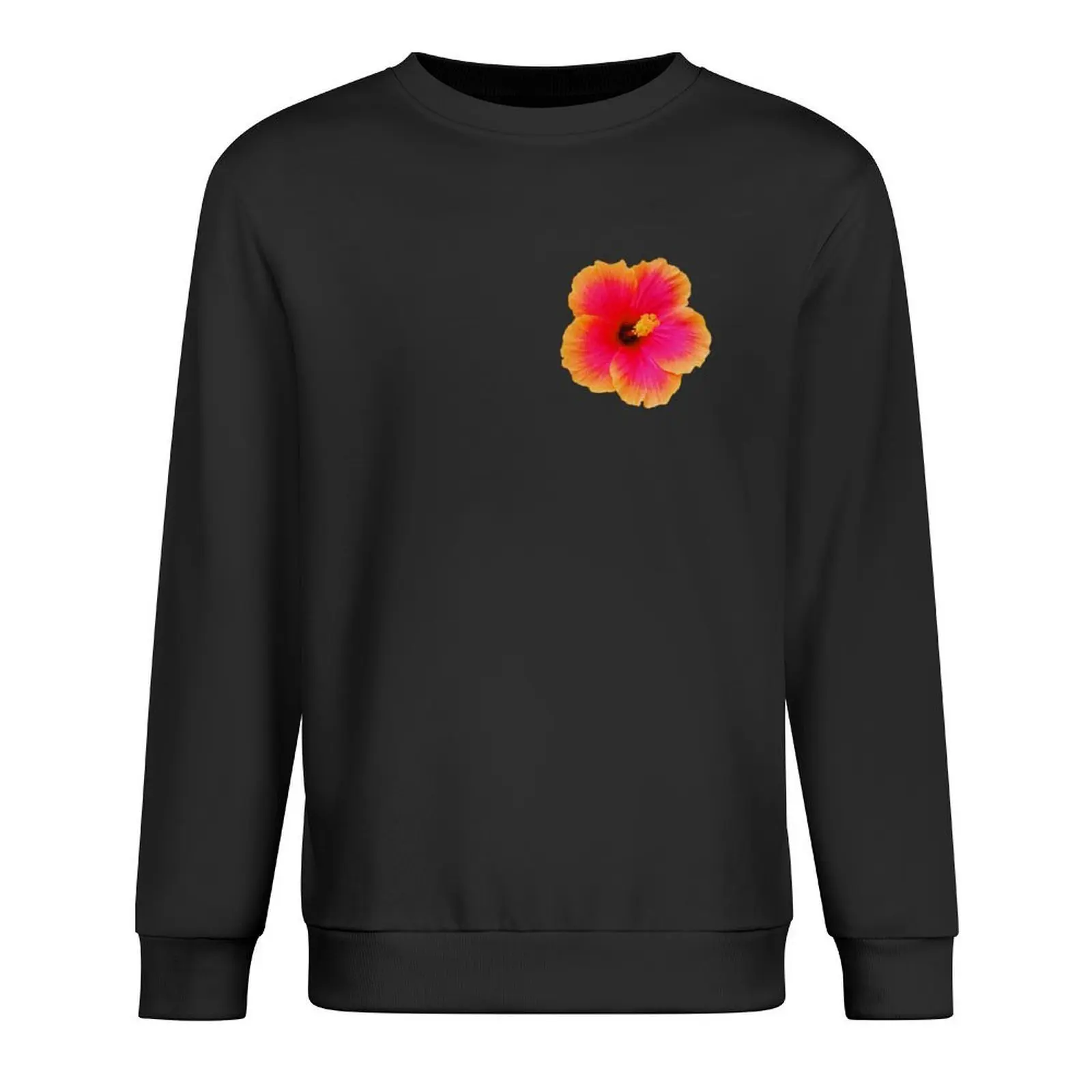 

Sunset Hibiscus Pullover men's sweat-shirt men's clothes men's winter sweater sweat-shirt set men sweatshirt