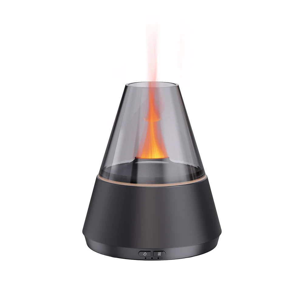1 Pc ABS And PC Humidifier Combines A Humidifier And An Intelligent Alarm Clock With 7 Adjustable Light Colors