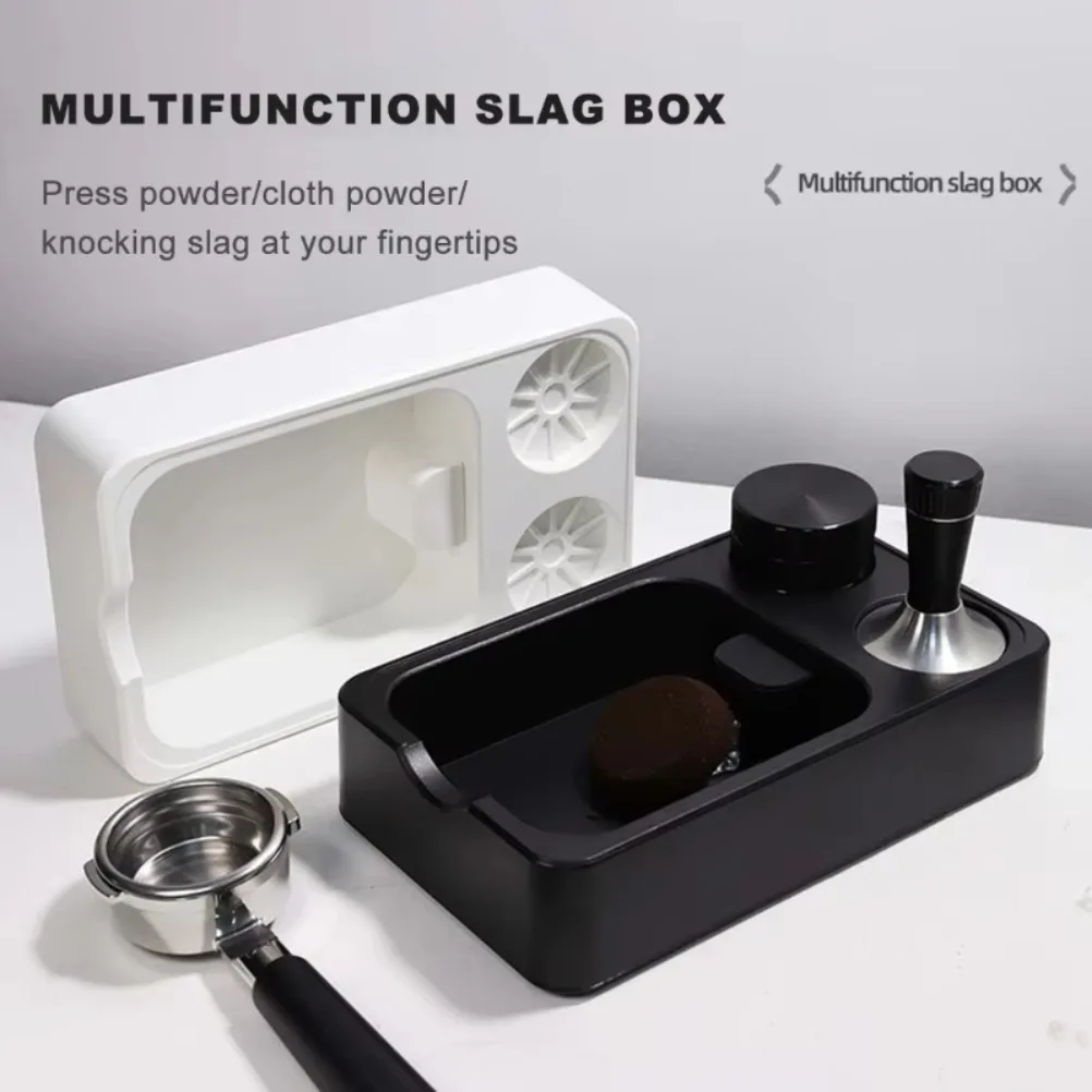 Coffee Knock Box Multifunctional Kawa Distributor Holder Tamping Station Integrated Coffee Tool Organizers Coffee Accessories