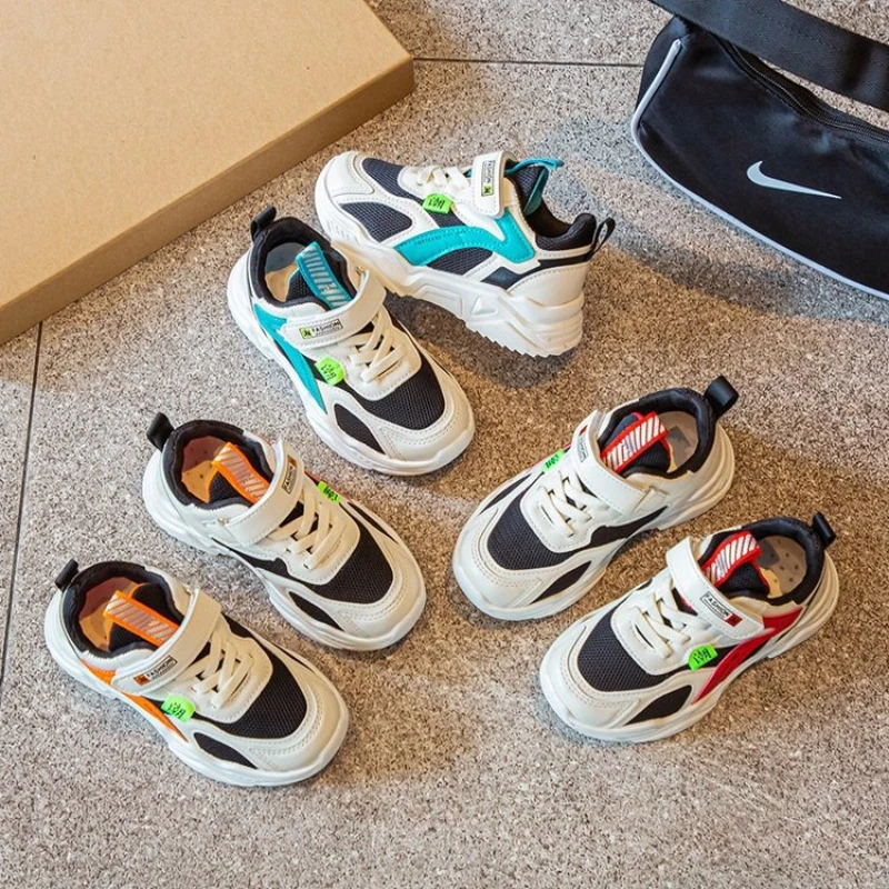

Simple Versatile Kids Sneaker 2025 Spring New Girls' Sports Shoes Soft Soles Boys' Winter Boots Anti Slip Child Casual Shoes