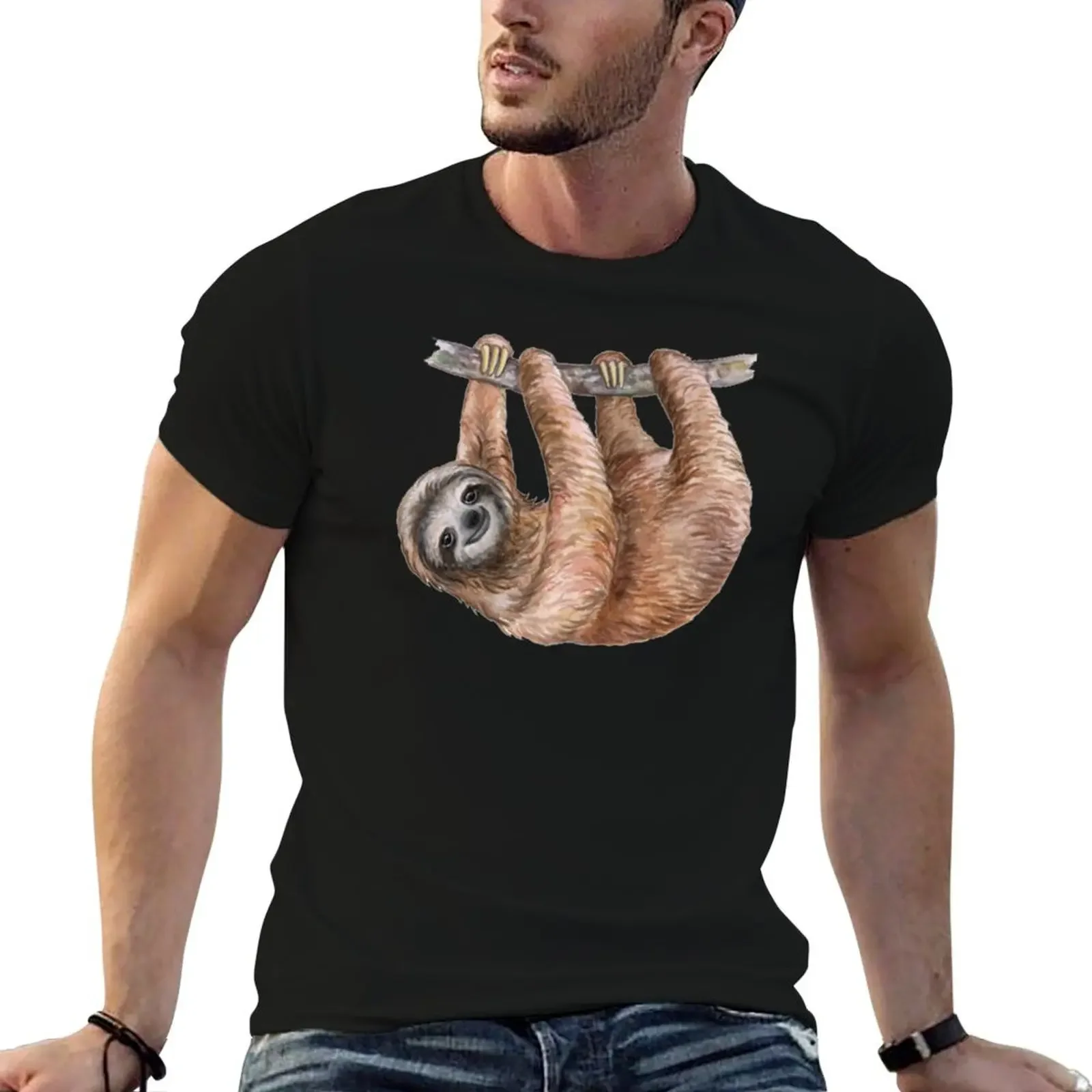 

sloths art T-Shirt vintage Blouse shirts graphic tees mens graphic t-shirts pack