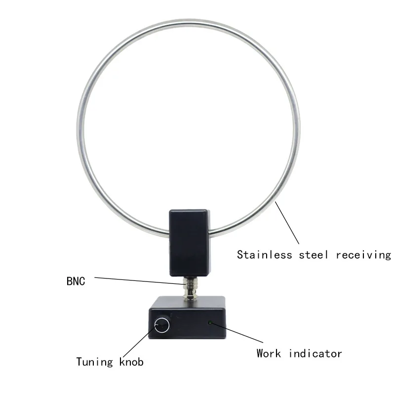 GA-450 GA450 Loop Antenna SDR Short Medium Wave Radio Antenna SW 2.30-30 MHz MW 522-1710 KHz Standard Type-c Charging Port