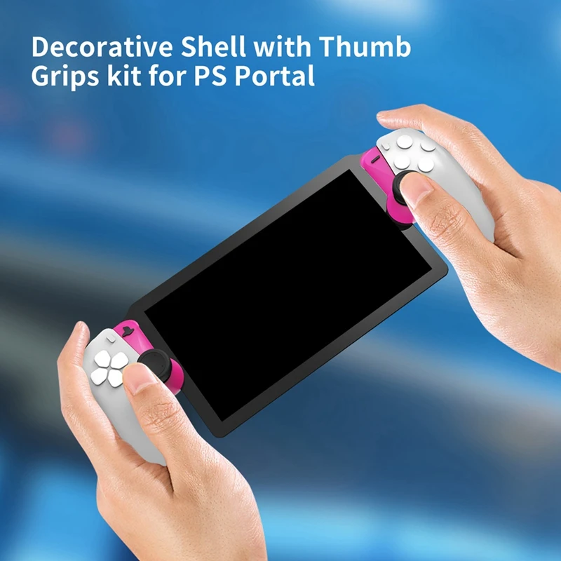 Портативная фотовспышка для PS5, портативная сменная Декоративная полоса, защитный чехол с 2 клавишными колпачками, ручной аксессуар