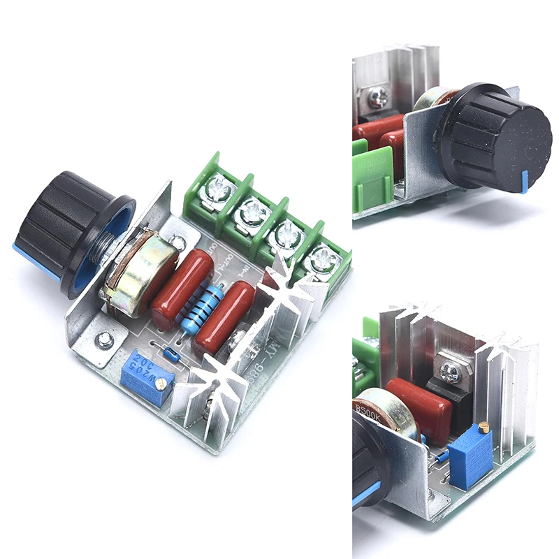 Dimmer 220V 2000W SCR Voltage Regulator Dimming Dimmers Motor Speed Controller Thermostat Electronic Voltage Regulator Module