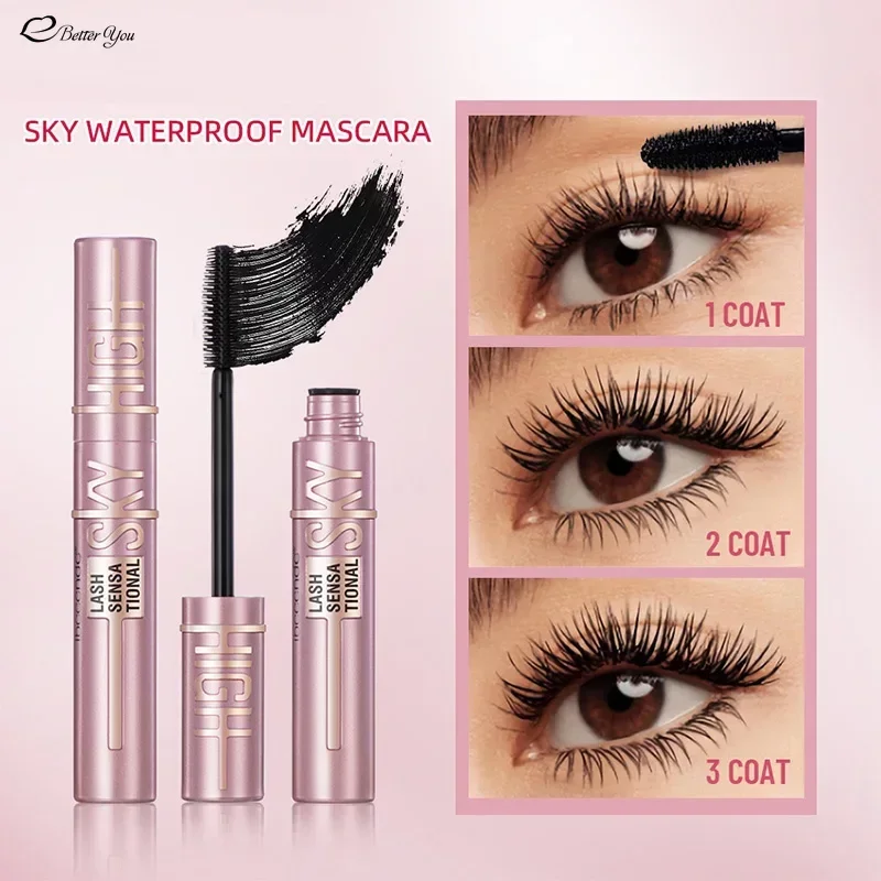 Mascara Eyelashes Lengthening Waterproof Long Lasting Silky Lash Black Eyelashes Extension Make Up Beauty Eye Korean Cosmetic