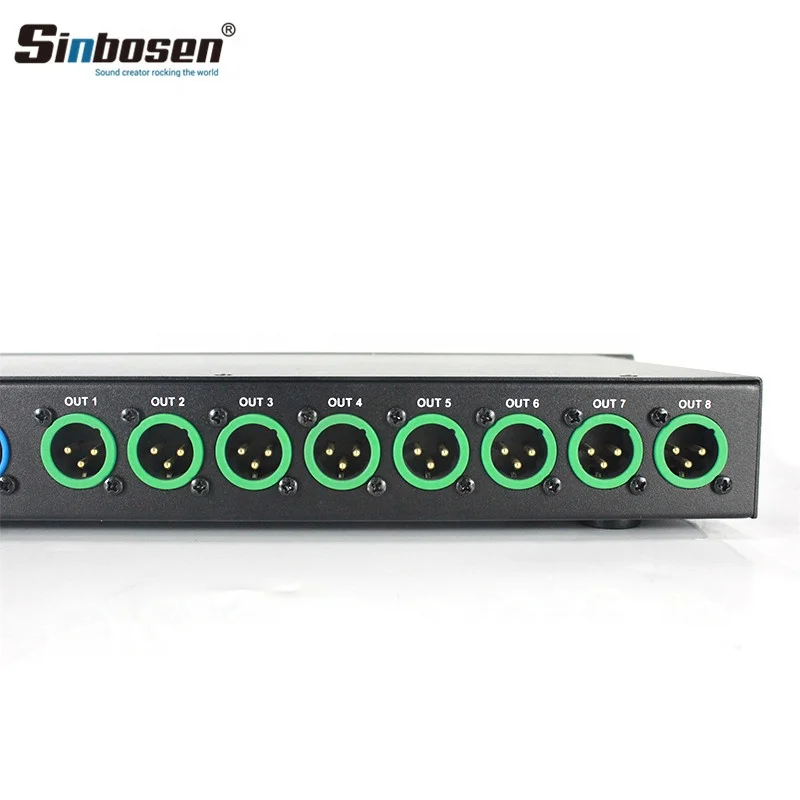 Sinbosen AD48 4 Input 8 Output DSP Audio Speaker Management Digital Processor