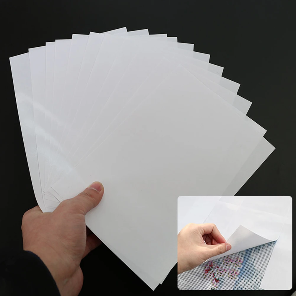 

50 Sheets Dust Sticker Embroidery Accessories Diamond Paper Non-stick Paintingrelease Papers