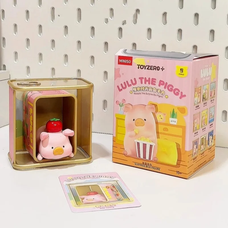 Оригинальная консервированная свинья LuLu Pig, уютная серия Moment, слепая коробка, коллекционные предметы, мини-фигурка, декор, милый подарок для девочек, подарок на день рождения