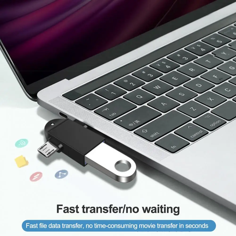 Convertidor de disco Usb de alta velocidad, adaptador de tarjeta Universal, tamaño compacto, SIN controlador, lector de tarjetas Usb tipo c para conversión Otg portátil