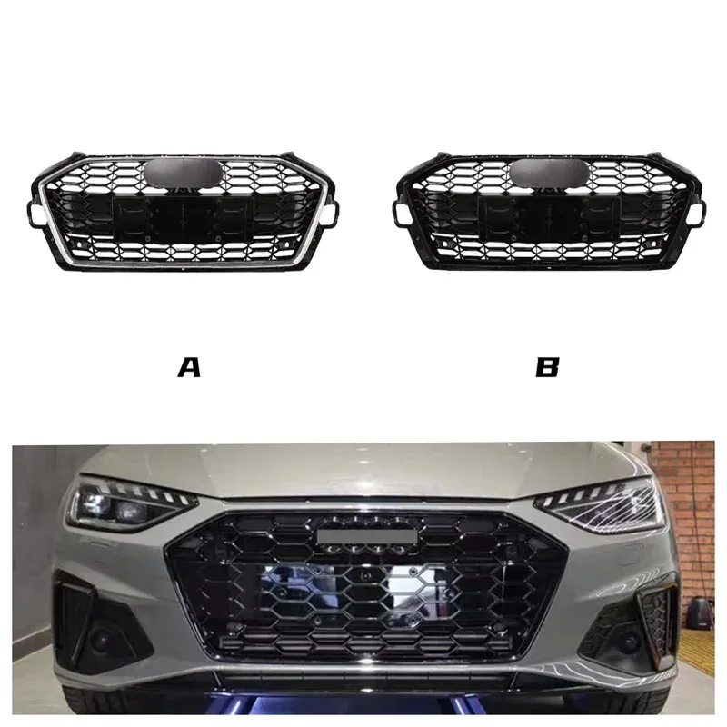 

Damei 2021 Car Grill For A4 Upgrade To RS4 Front Bumper Grill New Condition ABS Material Automotive Parts