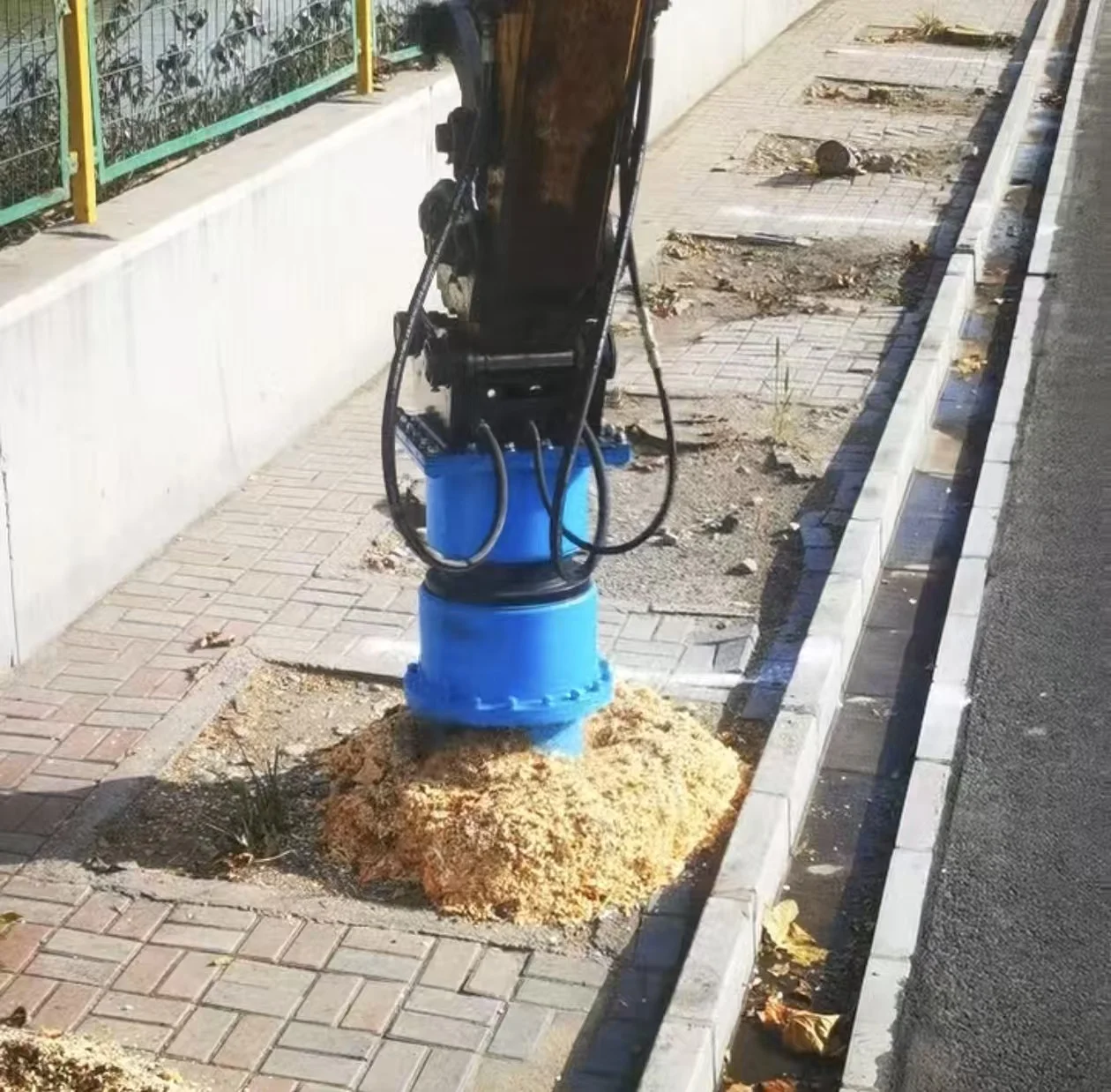 Tree root drills, excavator attachments, orchard cleanup, post-operative cleanup of woodland farms
