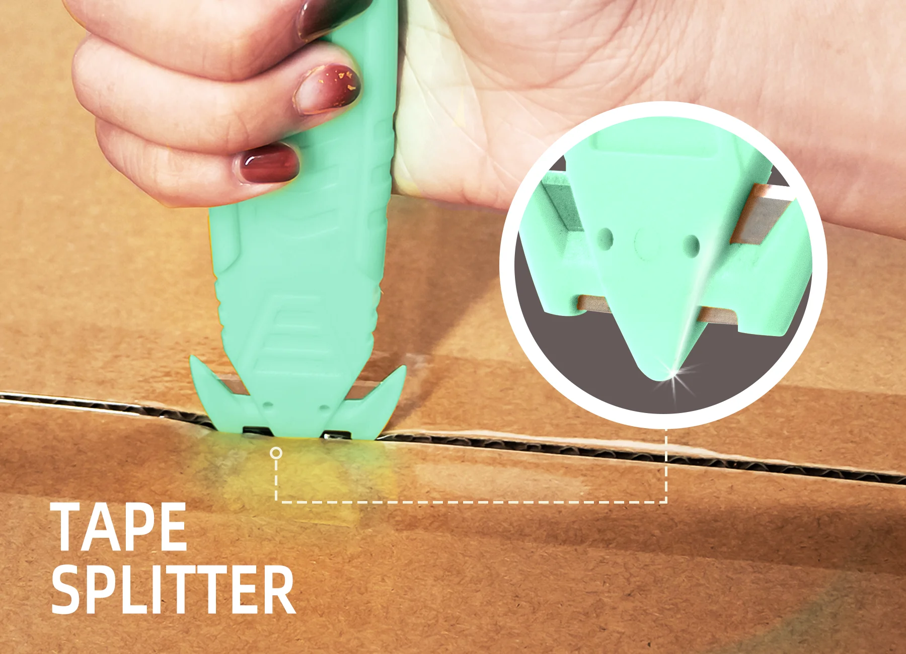 T TOVIA Safety Box Cutter Open - Home Security Product recension och pris