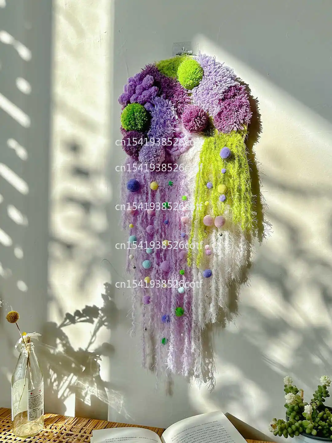 

Hand-woven moss tapestry housewarming holiday gift decoration material package