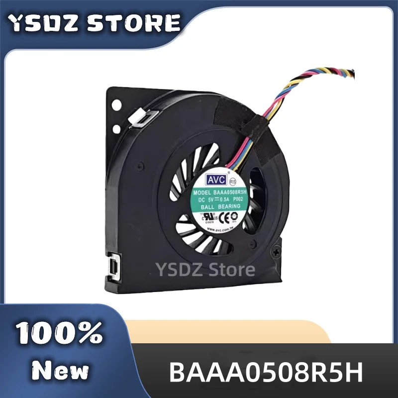 BAAA0508R5H P002 4-wire DC5V 0.5A For AVC New Original Cooling fan Fast Shipping