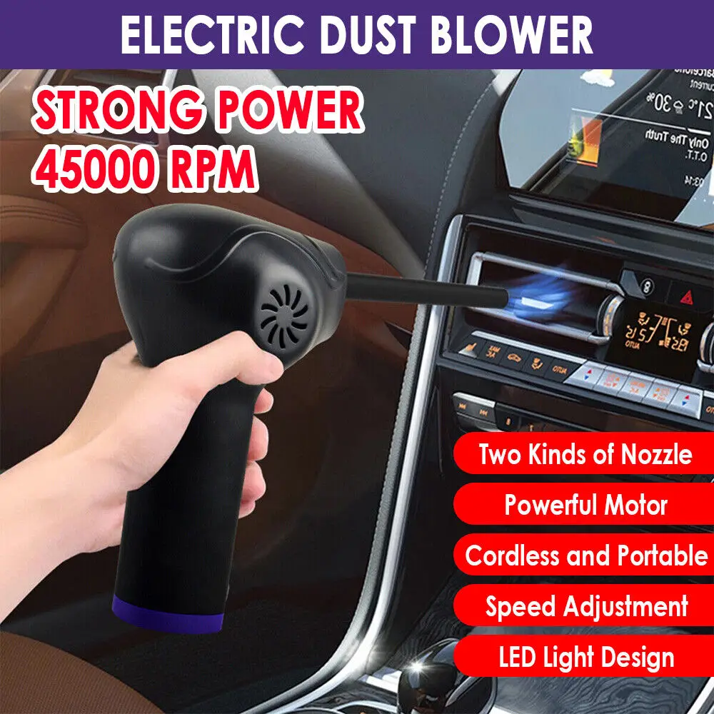 

NEW Cordless Air Duster Portable Air Compressed Spray Gas Cans Replaces Rechargeable Cleaner Blower for Computer camera Cleaning