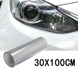 Car Headlight Protector Film Transparent Vinyl Wrap UV Protection For Tail/ Head/Brake/Fog Light 1 Roll 100*30cm NEW