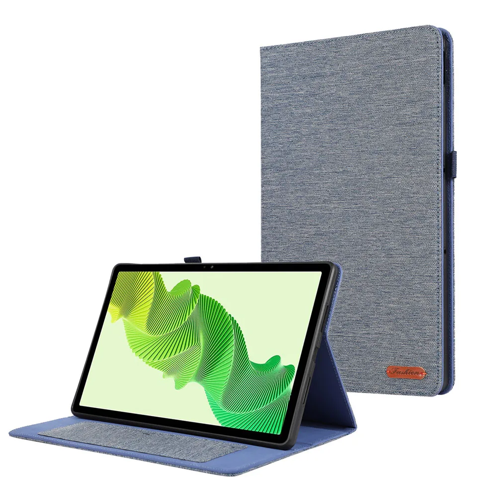 Fabric Flip Stand Tablet Case For Realme Pad 2 2023 11.5 Inch Durable Shockproof Protective Cover With Built-in Kickstand