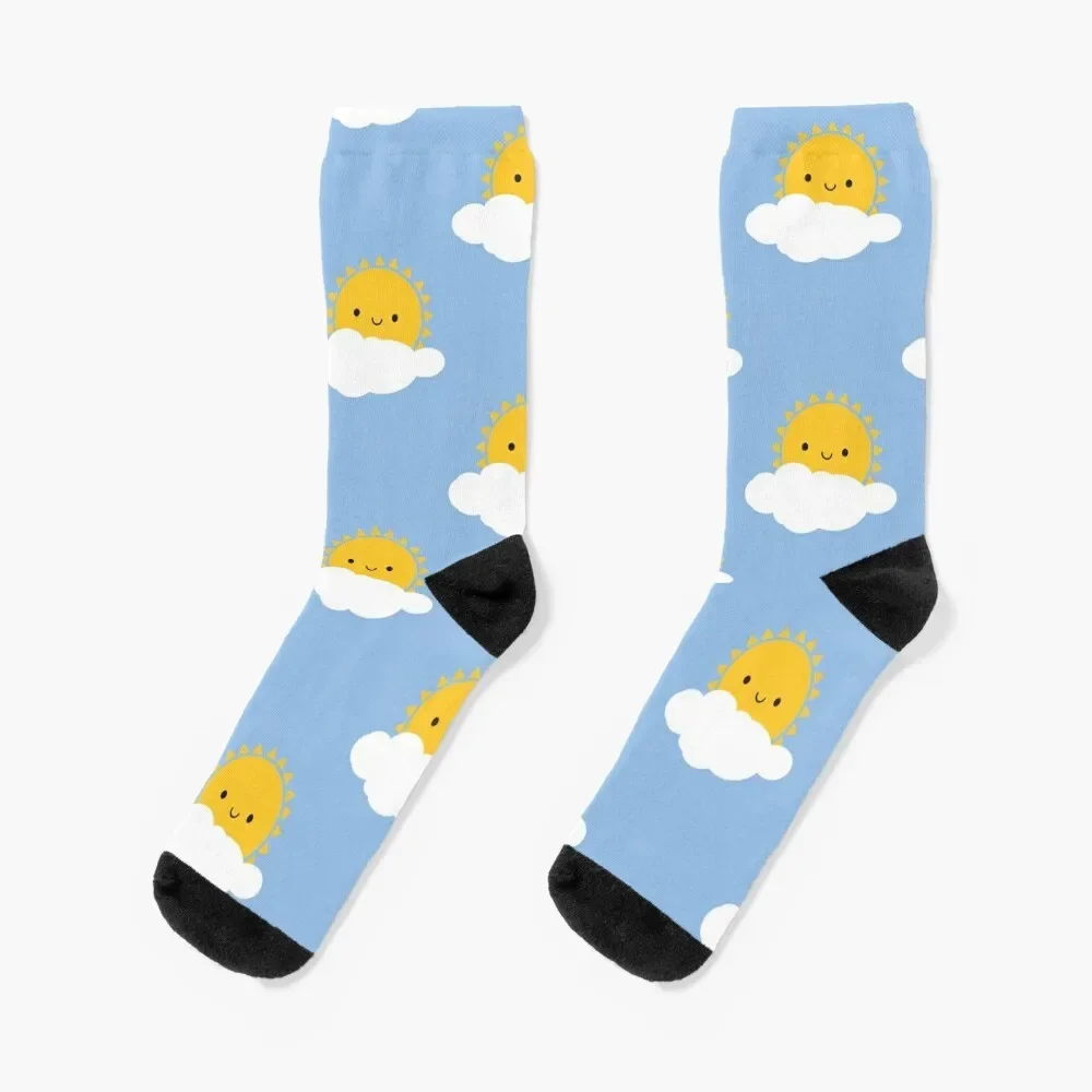 Hello Sunshine - Kawaii Sun Socks Argentina designer brand new in's Socks For Girls Men's